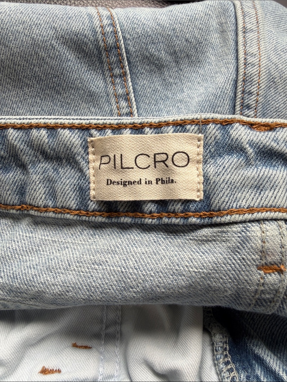 Anthropologie Pilcro Austyn High Rise Wide Leg Embroidered Jeans Sz 28 NEW - Picture 11 of 15